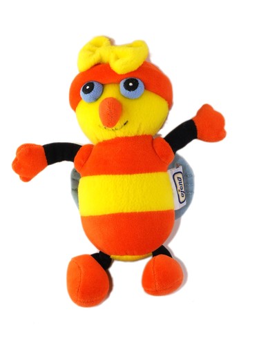 Doudou mirelle abeille - mirelle, orange