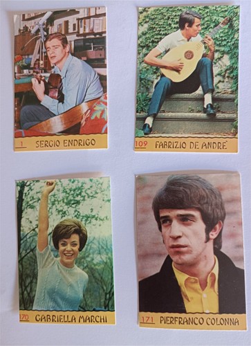 Panini figurine cantanti - panini,